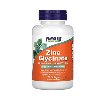 NOW Foods, Zinc Glycinate, 120 Softgels