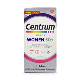 Centrum Silver Multivitamin for Women 50 Plus, 100 Tablets