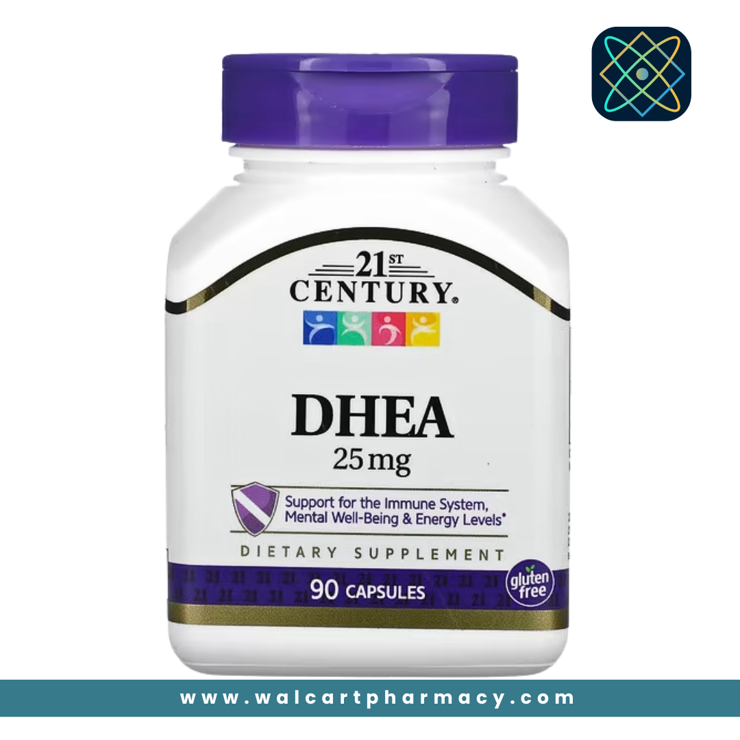 21st Century DHEA 25 mg Capsules, 90-Count