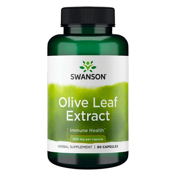 Swanson Olive Leaf Extract Immune Health  500 mg 60 Capsules