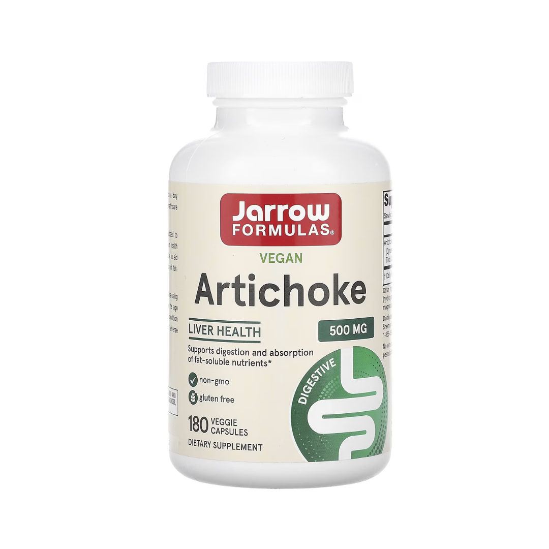 Jarrow Formulas, Artichoke, 500 mg, 180 Veggie Capsules