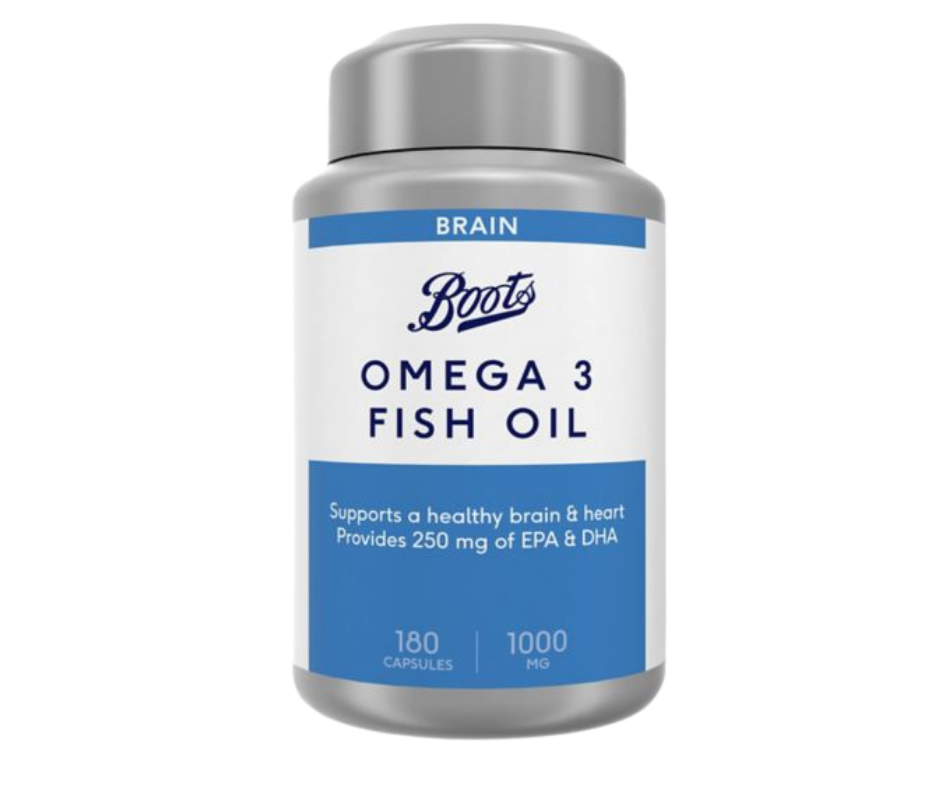 Boots Omega 3 Fish Oil 1000 mg 180 Capsules
