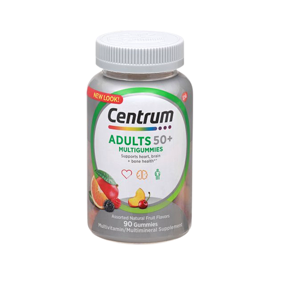 Centrum Adults 50+ Multivitamin Gummy 90 Gummies