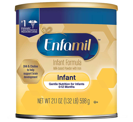 Enfamil Milk-Based with Iron Infant Formula Powder 598g