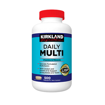Kirkland Daily Multi Vitamins and Minerals, 500 Tablets