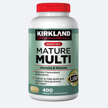 Kirkland Signature Adults 50+ Mature Multi, 400 Tablets price in bd