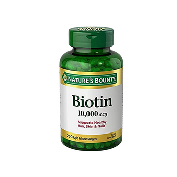 Nature's Bounty Biotin 10000mcg 250 Softgels