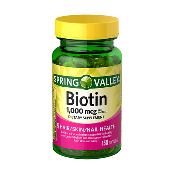 Spring Valley Biotin 1000mcg 150 Softgels