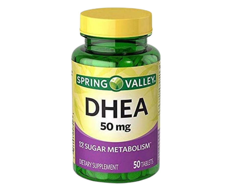 Spring Valley DHEA 50mg Dietary Supplement 50 Tablets Sugar Metabolism Vitality