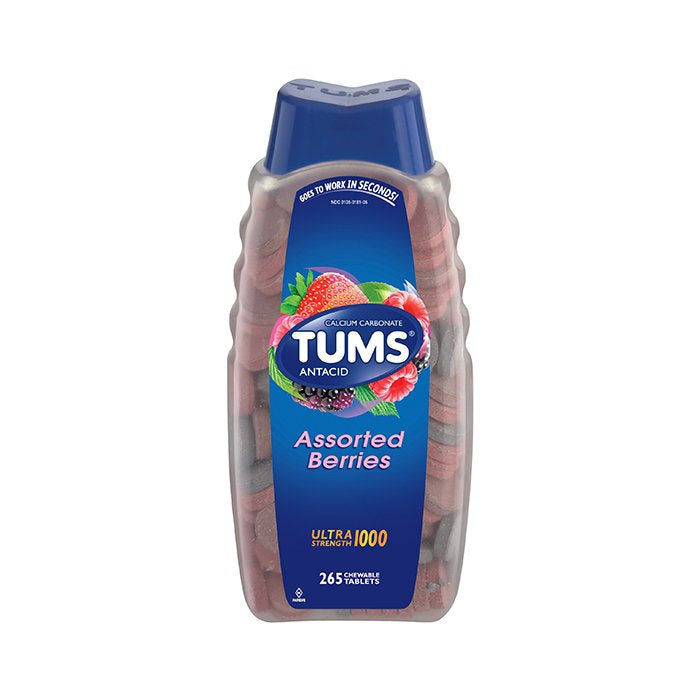 Tums Assorted Berries Antacid 265 Tablet