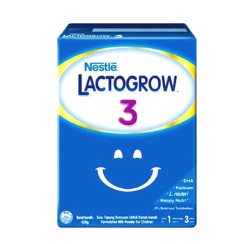 Nestle Lactogrow 3 Baby Milk Powder (1-3 Years) - 650g (Imported From Malaysia)