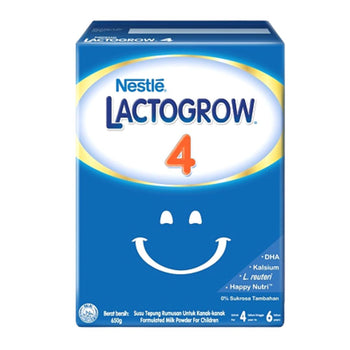 Nestle Lactogrow 4 Baby Powder (4 to 6 Years) - 650g (Imported From Malaysia)