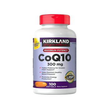Kirkland Signature CoQ10 300 mg 100 softgels