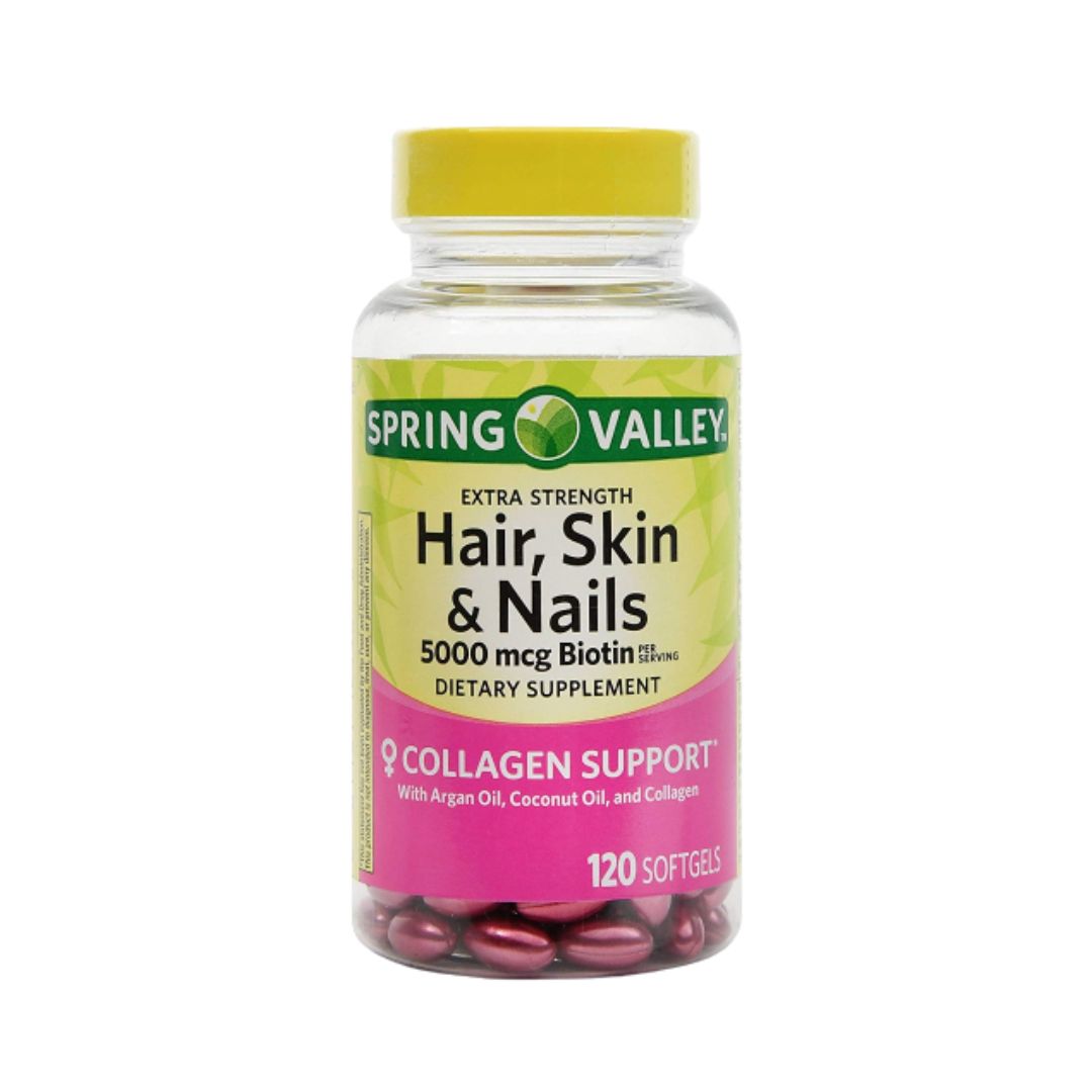 Spring Valley Extra Strength Hair, Skin & Nails Supplement 120ct