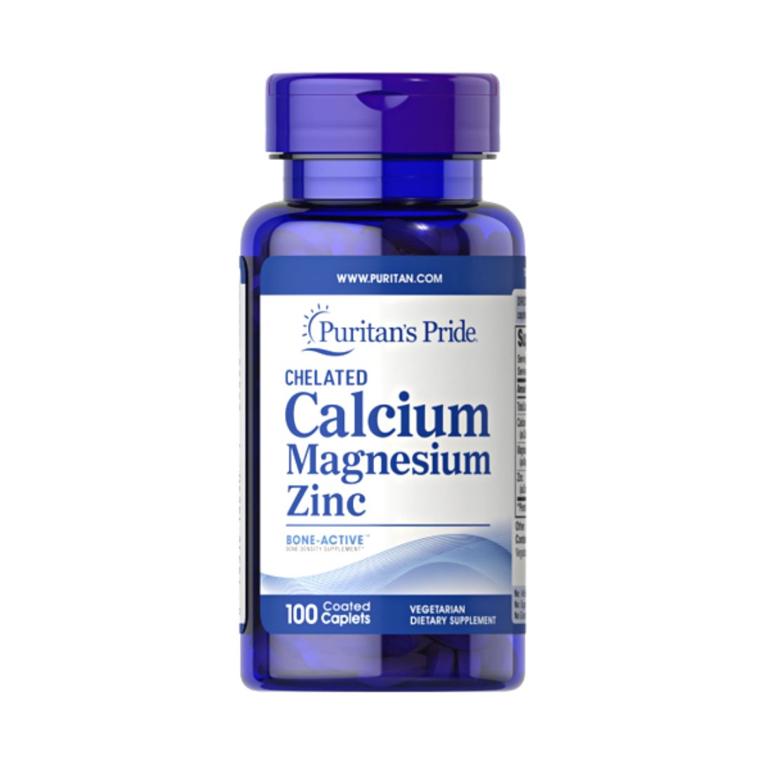 Puritan's Pride Calcium Magnesium Zinc 100 Capsules