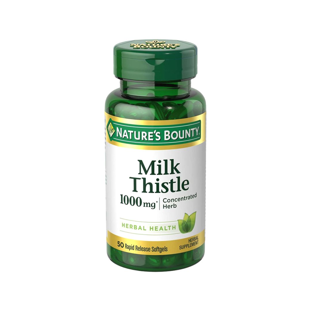 Nature's Bounty Milk Thistle 1000mg 50 Softge