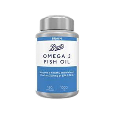 Boots Omega 3 Fish Oil 1000mg 180 Capsules