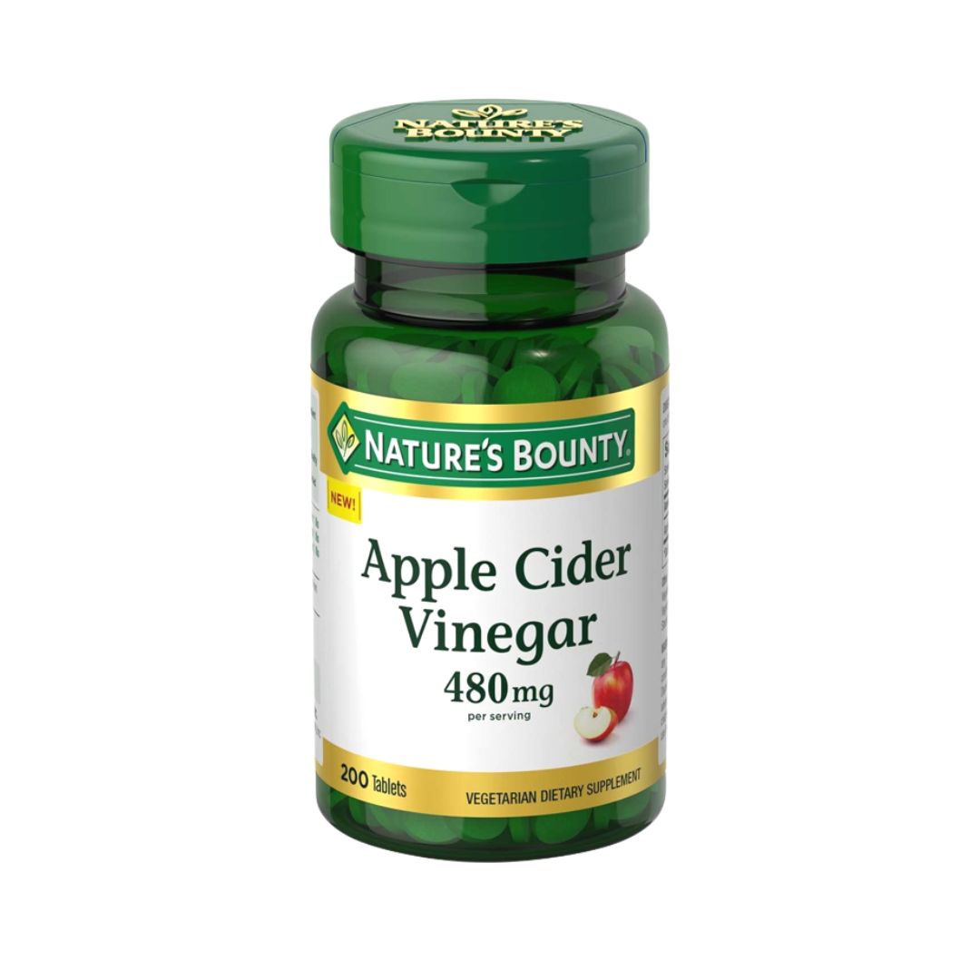 Nature's Bounty Apple Cider Vinegar 480 mg 200 Tablets
