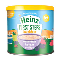 Heinz First Steps Breakfast Creamy Fruit & Yogurt Porridge 6+m - 240g (UK)
