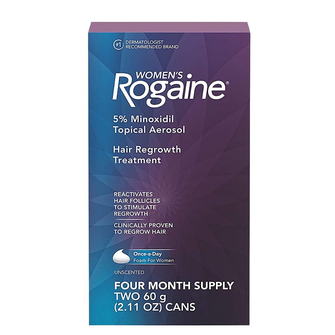 Women's Rogaine 5% Minoxidil Foam,4-Month Supply