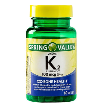 Spring Valley Vitamin K2 100mcg 60 Tablets