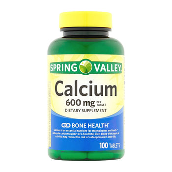 Spring Valley Calcium 600 mg 100 Tablets