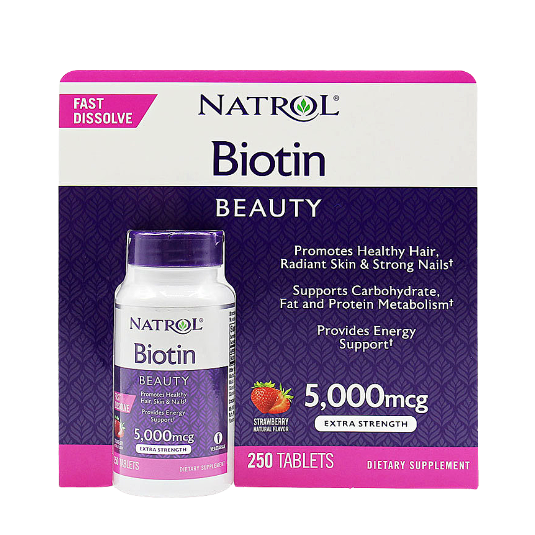 Natrol Biotin 5000mcg 250 Tablets