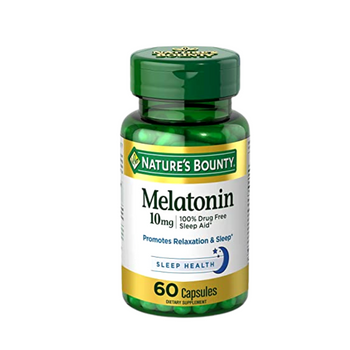 Nature's Bounty Melatonin 10mg Sleep Aid 60 Capsules