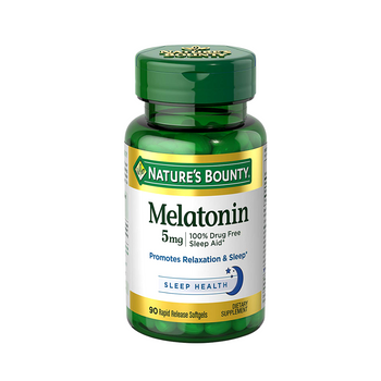 Nature's Bounty Melatonin 5mg Sleep Aid 90 Capsules